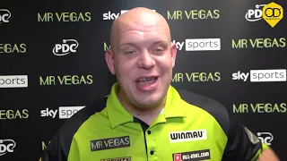 MICHAEL VAN GERWEN PLAYS DOWN WORDS WITH CROSS AND CRITICISES GRAND SLAM FORMAT "NO BAD FEELINGS"