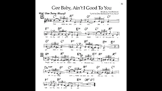 Gee Baby, Ain't I Good to You play-along music sheet for Flute, Violin and C instruments