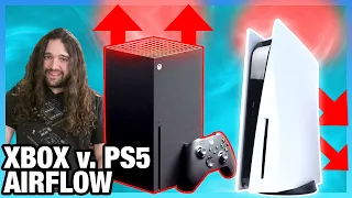 PS5 vs. Xbox Series X Airflow Testing: Cooling Design Efficiency & Flow Paths