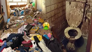 A house that hadn't been cleaned for ten years🤮EXTREME CLEANING MOTIVATION | Best Cleaning Service💪🏻