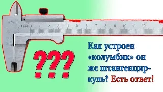 Устройство штангенциркуля. Колумбик. Основные узлы и понятия