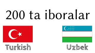 200 ta iboralar - Turkcha - Oʻzbekcha