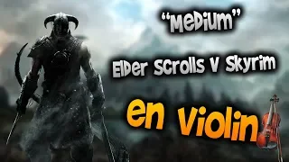 Elder Scrolls V - Skyrim en Violín|How to Play,Tutorial,Tab,sheet music,Como Tocar|Manukesman