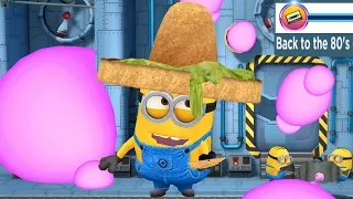 Despicable Me 2 - Minion Rush : Tortilla Chip Hat Minion In Special Mission - Back to the 80’s !