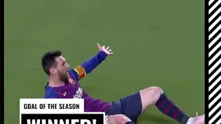 Messi wins Champions League Goal of the Season 2018/19