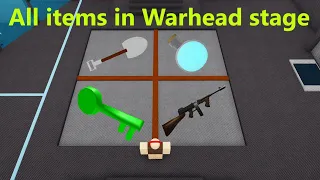 All items in the Warhead stage | Infectious Smile