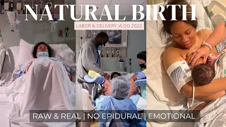 Birth vlog | Labor and Delivery | RAW & REAL + EMOTIONAL | NO EPIDURAL | NATURAL BIRTH | episode 7