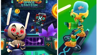 Subway surfer space station 2021 with secret society special board