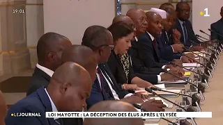 Loi Mayotte : La déception des élus après l'Élysée