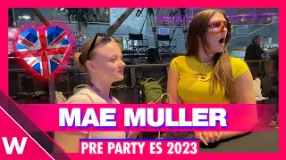 🇬🇧 Mae Muller "I Wrote A Song" | Eurovision PrePartyEs 2023 INTERVIEW