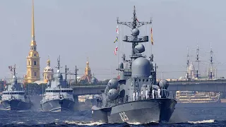 Live: Russia marks Navy Day with military parade in St. Petersburg 2020 俄罗斯海军日阅舰式