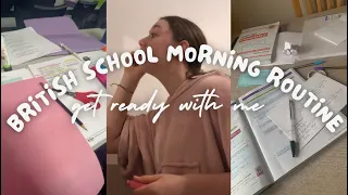 My British school morning routine | get ready with me 🤍🎀