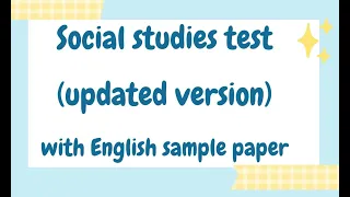 Social studies test for permanent residency and citizenship in Norway I Sample paper in English