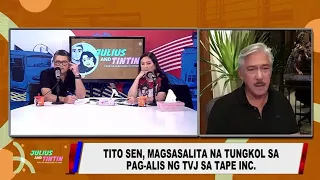 Tito Sotto with Julius and Tintin interview