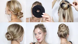 5 ИДЕЙ ВЕЧЕРНИХ ПРИЧЕСОК НА САМОЙ СЕБЕ | TOP 5 EASY ELEGANT PARTY HAIRSTYLES TUTORIALS