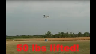 Heavy Lift 50lbs 22.7kg 685mm X8 Multi Rotor