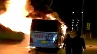 Китай: 14 человек сгорели в автобусе