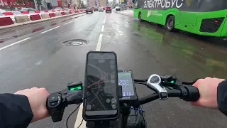 Электро Велосипед MINAKO F10 и Яндекс доставка ЕДЫ