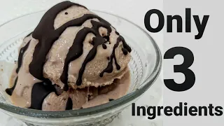 Chocolate Ice Cream Using Only 3 Ingredients - HIRA'S RECIPES