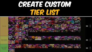 How to Make a Tier List | Create Custom Tier List 2024