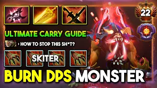 ULTIMATE CARRY GUIDE By Skiter Lifestealer With Radiance Brutal Burn DPS 7.35d DotA 2