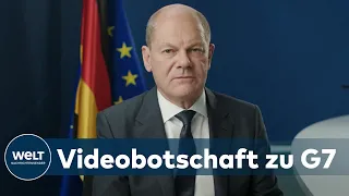 Kanzler SCHOLZ will „Klimaclub“ und gemeinsame Antwort auf Versorgungskrise | VIDEOBOTSCHAFT