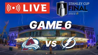 LIVE: Colorado Avalanche VS Tampa Bay Lightning Game 6 Scoreboard/Commentary! #stanleycup #nhl