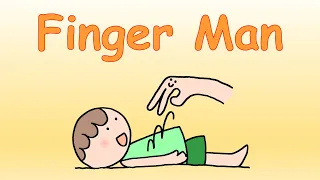 【英語の歌で遊ぼう♪】子供のお腹の上でお母さん・お父さんの指をこちょこちょ歩かせて遊びましょう。Tickle song for toddlers. Play with Mom and Dad.