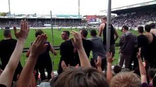 Jubel nach dem Sieg! VfL Osnabrück vs Preußen Münster 1:0 Sieg Sieg Sieg