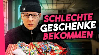 Wenn man schlechte Geschenke bekommt.