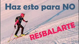 Cómo subir una PENDIENTE sin resbalarme 👌(Esquí de Montaña)