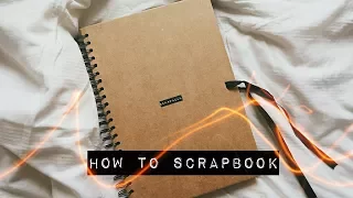 DIY HOW TO SCRAPBOOK