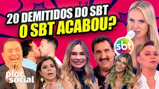 20 DEMITIDOS DO SBT  UMA POLÊMICA, Circu do Tiru, Chega Mais, Sabadou. O SBT perdeu sua identidade?