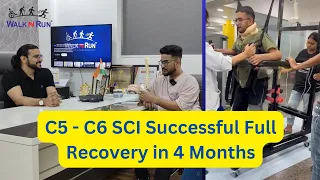 C4 C5 Spinal Cord Injury Physiotherapy & Neuro Rehabilitation Recovery in 4 Months