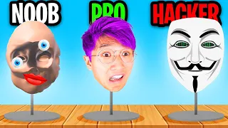 NOOB vs PRO vs HACKER In SCULPT PEOPLE! (MAX LEVEL HULK UNLOCKED!)