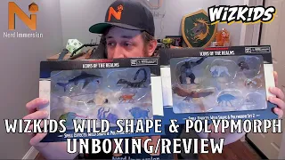 Wild Shape & Polymorph Set 1 & 2 Unboxing/Review (WizKids Icons of the Realms) | Nerd Immersion