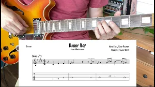 "Danny Boy" - Herb Ellis (Jazz Guitar Playthrough)