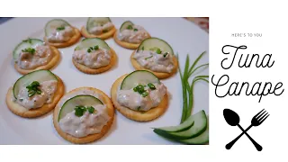 APPETIZER -TUNA CANAPE