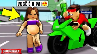 TESTEI a INTERESSEIRA GRÁVIDA sendo RICO e ISSO ACONTECEU... BROOKHAVEN RP Roblox