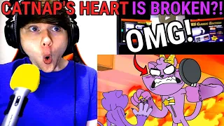 CATNAP'S HEART is BROKEN?! (Cartoon Animation) @GameToonsPlus REACTION!