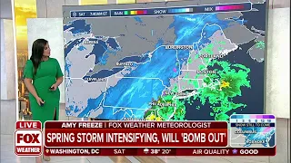 Powerful Winter Storm Continues to move into Northeast