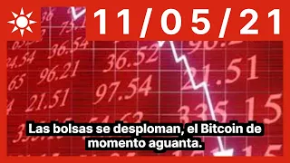 Las bolsas se desploman, el Bitcoin de momento aguanta.