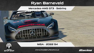 iRacing - 22S4 - Mercedes-AMG GT3 - IMSA - Sebring - RB