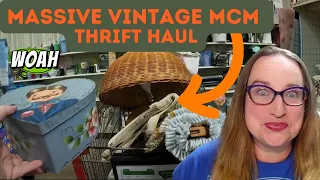 Mid Century And Vintage Decor Art Thrift Shopping Haul!