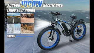 SMLRO XDC600 1000w Electric Fat Tire Bike Assembly Video