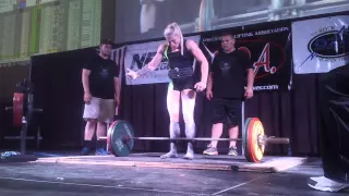 Janis Finkelman World Record Deadlift 454 at 122 lbs BW