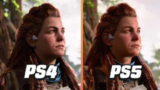 Horizon Forbidden West PS4 vs PS5 Graphics Comparison