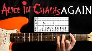 Alice In Chains Again Guitar Lesson / Guitar Tabs / Guitar Tutorial / Guitar Chords / Guitar Cover