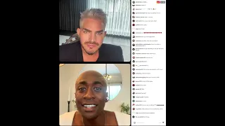 Adam Lambert & VINCINT Live IG with Comments - "Another Lover" Chat 2024-05-17