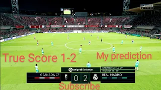 Granada FC vs Real Madrid | LaLiga - Matchday 36 | My prediction | Crazy Goool Benzema | Highlights